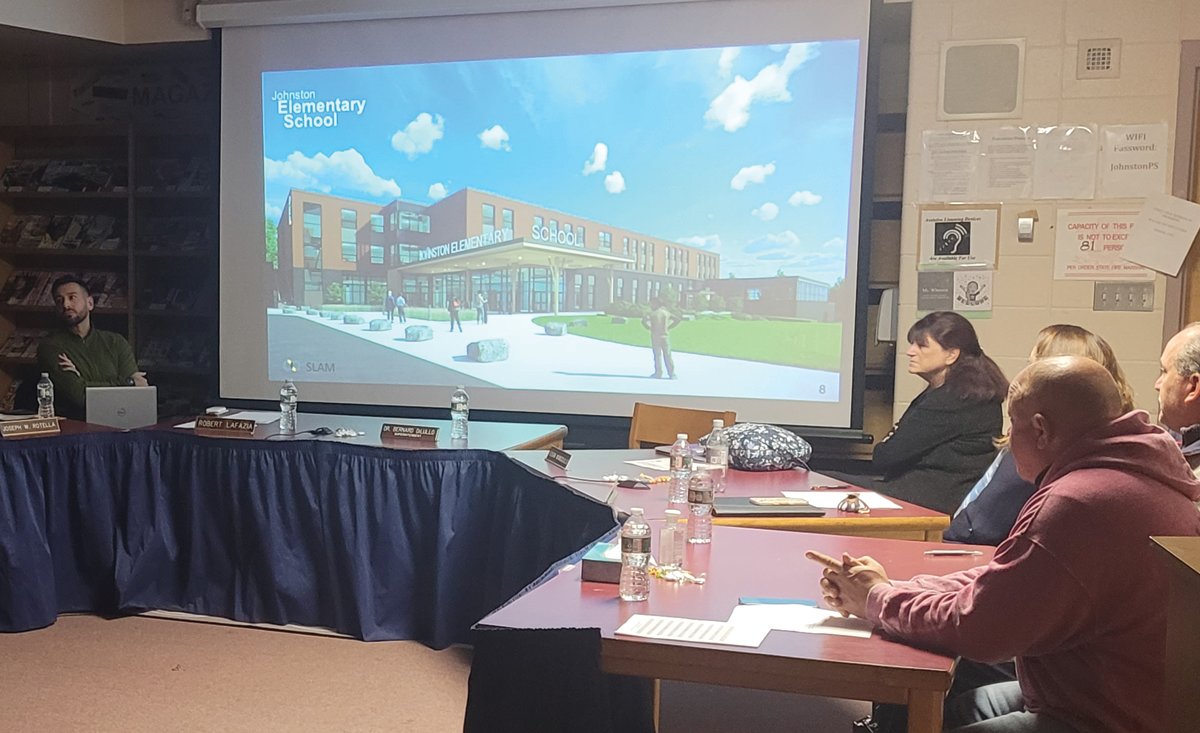 THE PLAN: Johnston’s newly expanded School Building Committee received an update on town-wide educational facility upgrades during a public meeting Tuesday night.